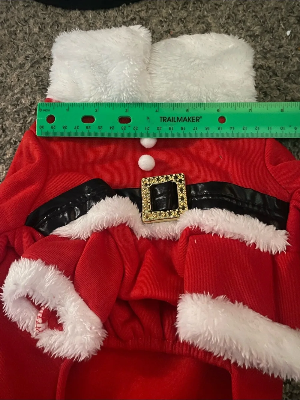 Pet Christmas costume puppy - Santa clause
